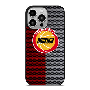HOUSTON ROCKETS METAL LOGO iPhone 14 Pro Case Cover