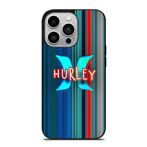 HURLEY STRIPE LOGO iPhone 14 Pro Case Cover