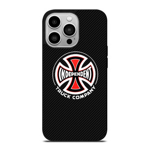 INDEPENDENT TRUCK COMPANY LOGO CARBON iPhone 14 Pro Case Cover INDEPENDENT TRUCK COMPANY LOGO CARBON iPhone 14 Pro Case Cover