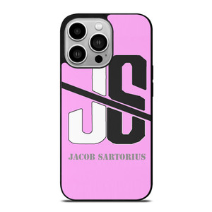 JACOB SARTORIUS PINK LOGO iPhone 14 Pro Case Cover