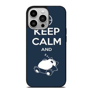 KEEP CALM SNORLAX iPhone 14 Pro Case Cover