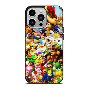 MARIO BROS ALL CHARACTER iPhone 14 Pro Case Cover