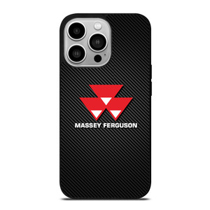 MASSEY FERGUSON TRACTOR LOGO CARBON iPhone 14 Pro Case Cover