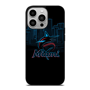 MIAMI MARLINS BLACK iPhone 14 Pro Case Cover
