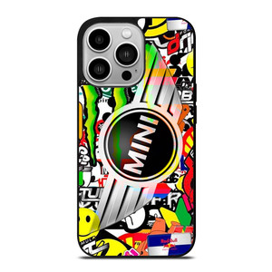 MINI COOPER STICKER BOMB iPhone 14 Pro Case Cover MINI COOPER STICKER BOMB iPhone 14 Pro Case Cover