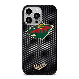 MINNESOTA WILD METAL iPhone 14 Pro Case Cover
