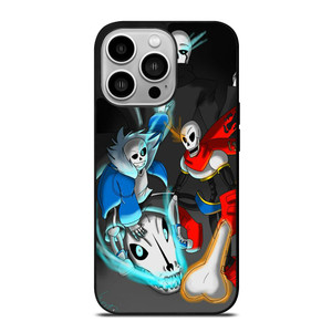 PAPYRUS AND SANS UNDERTALE CARTOON iPhone 14 Pro Case Cover