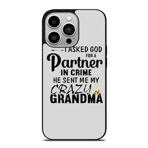 PARTNER IN CRIME GRANDMA 1 iPhone 14 Pro Case Cover PARTNER IN CRIME GRANDMA 1 iPhone 14 Pro Case Cover