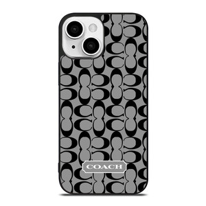 COACH GRAY iPhone 13 Mini Case Cover