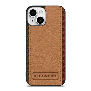 COACH BROWN LOGO iPhone 13 Mini Case Cover COACH BROWN LOGO iPhone 13 Mini Case Cover