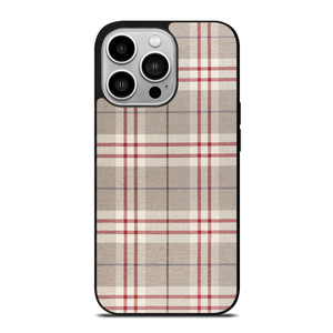 PLAID BROWN 2 iPhone 14 Pro Case Cover