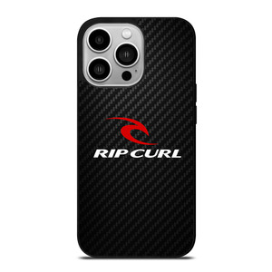 RIPCURL CARBON LOGO iPhone 14 Pro Case Cover