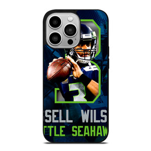 RUSSELL WILSON 3 SEATTLE SEAHAWKS iPhone 14 Pro Case Cover