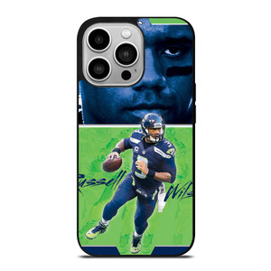 RUSSELL WILSON SEAHAWKS FOOTBALL iPhone 14 Pro Case Cover
