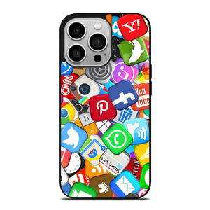 SOCIAL MEDIA LOGO iPhone 14 Pro Case Cover
