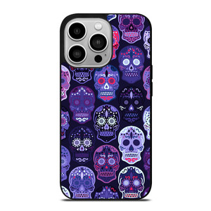 SUGAR SKULL PATTERN iPhone 14 Pro Case Cover SUGAR SKULL PATTERN iPhone 14 Pro Case Cover