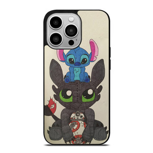 TOOTHLESS AND STITCH iPhone 14 Pro Case Cover