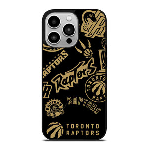 TORONTO RAPTORS LOGO COLLAGE iPhone 14 Pro Case Cover