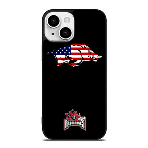 ARKANSAS RAZORBACKS AMERICAN iPhone 13 Mini Case Cover