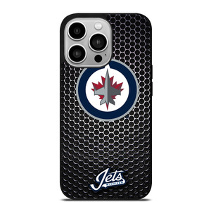 WINNIPEG JETS METAL iPhone 14 Pro Case Cover WINNIPEG JETS METAL iPhone 14 Pro Case Cover