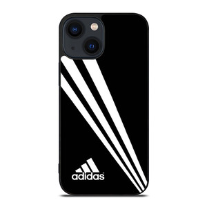 ADIDAS STRIPE BLACK iPhone 14 Plus Case Cover