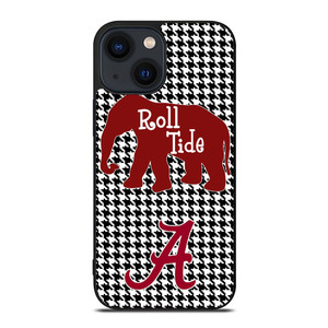 ALABAMA CRIMSON TIDE HOUNDSTOOTH iPhone 14 Plus Case Cover