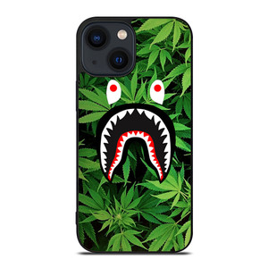 BAPE CAMO SHARK WEED iPhone 14 Plus Case Cover