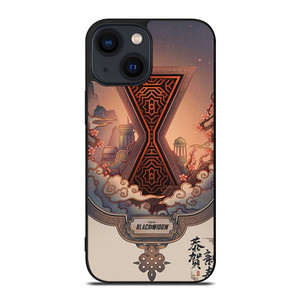 BLACK WIDOW LOGO ETERNAL iPhone 14 Plus Case Cover BLACK WIDOW LOGO ETERNAL iPhone 14 Plus Case Cover