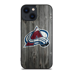 COLORADO AVALANCHE WOODEN iPhone 14 Plus Case Cover COLORADO AVALANCHE WOODEN iPhone 14 Plus Case Cover
