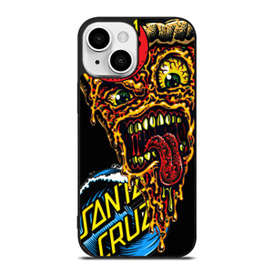 SANTA CRUZ SKATEBOARDS PIZZA iPhone 13 Mini Case Cover SANTA CRUZ SKATEBOARDS PIZZA iPhone 13 Mini Case Cover