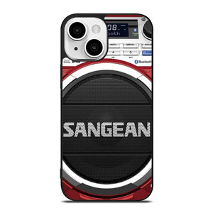 SANGEAN RED RADIO SPEAKER iPhone 13 Mini Case Cover SANGEAN RED RADIO SPEAKER iPhone 13 Mini Case Cover