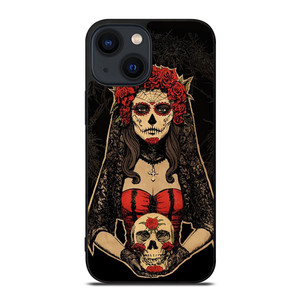 DAY OF THE DEAD ART iPhone 14 Plus Case Cover
