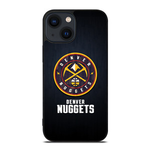 DENVER NUGGETS WOODEN LOGO iPhone 14 Plus Case Cover DENVER NUGGETS WOODEN LOGO iPhone 14 Plus Case Cover