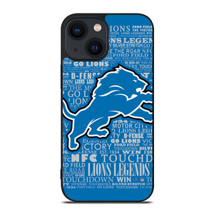 DETROIT LIONS QUOTE iPhone 14 Plus Case Cover