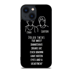DOLAN TWINS SILHOUETTE iPhone 14 Plus Case Cover
