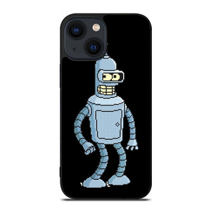 FUTURAMA BENDER 8BIT iPhone 14 Plus Case Cover