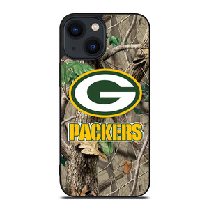 GREEN BAY PACKERS TREE CAMO iPhone 14 Plus Case Cover
