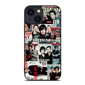 GREEN DAY BAND COLLAGE iPhone 14 Plus Case Cover