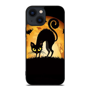 HALLOWEEN CAT iPhone 14 Plus Case Cover