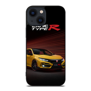HONDA CIVIC YELLOW CAR iPhone 14 Plus Case Cover