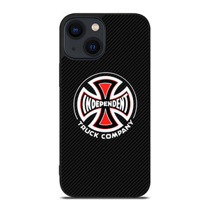 INDEPENDENT TRUCK COMPANY LOGO CARBON iPhone 14 Plus Case Cover