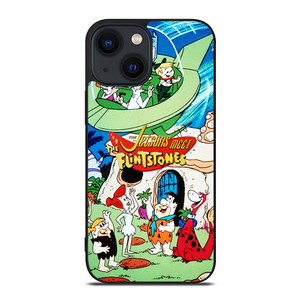 JETSONS MEET FLINTSTONES 2 iPhone 14 Plus Case Cover