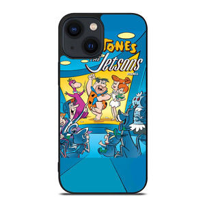 JETSONS MEET FLINTSTONES iPhone 14 Plus Case Cover JETSONS MEET FLINTSTONES iPhone 14 Plus Case Cover