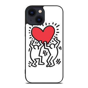 KEITH HARING LOVE 2 iPhone 14 Plus Case Cover KEITH HARING LOVE 2 iPhone 14 Plus Case Cover
