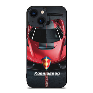 KOENIGSEGG RED CAR iPhone 14 Plus Case Cover