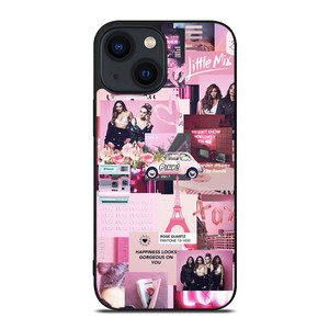 LITTLE MIX PINK COLLAGE iPhone 14 Plus Case Cover LITTLE MIX PINK COLLAGE iPhone 14 Plus Case Cover