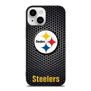 PITTSBURGH STEELERS METAL iPhone 13 Mini Case Cover PITTSBURGH STEELERS METAL iPhone 13 Mini Case Cover