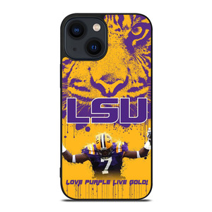 LSU TIGERS THE PURPLE iPhone 14 Plus Case Cover LSU TIGERS THE PURPLE iPhone 14 Plus Case Cover