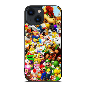 MARIO BROS ALL CHARACTER iPhone 14 Plus Case Cover