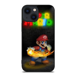 MARIO BROSS FIRE iPhone 14 Plus Case Cover